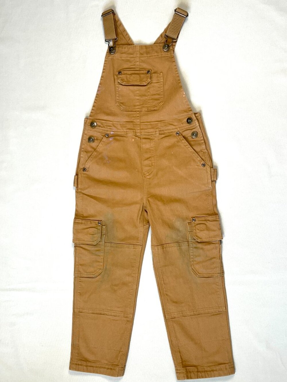 Kids’ DuluthFlex Fire Hose Bib Overalls Size 6 Brown